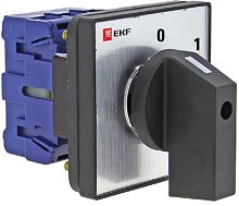 Переключатель кулачковый EKF PROxima ПК-1-13 3п 25А на 2 положения "0-1" картинка